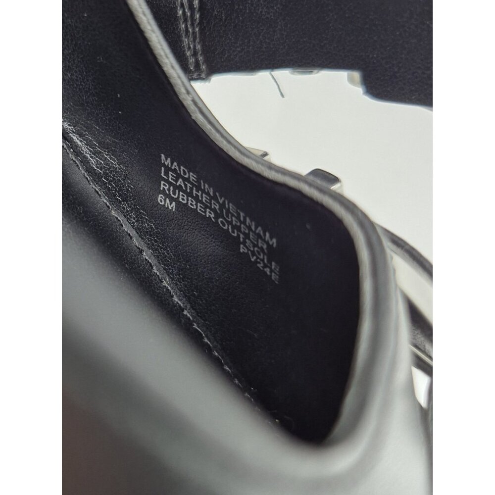 Michael Kors Women's Shoes Size 6 Darrington Kitten Heel Mules Black Leather 373 - Picture 13 of 14